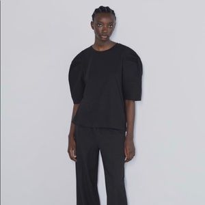 Zara Balloon Sleeve top